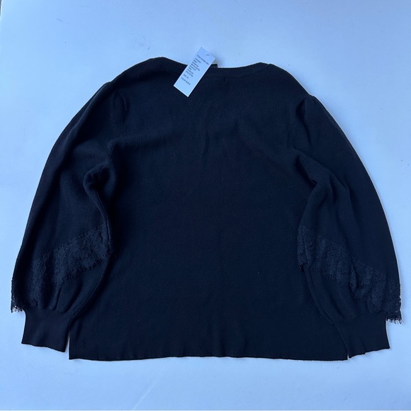 Design History Womens Black Pullover Sweater Plus Size 2X Casual Long Sleeve - Picture 2 of 11